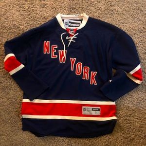 NHL New York Rangers Premier Jersey, Navy, Small